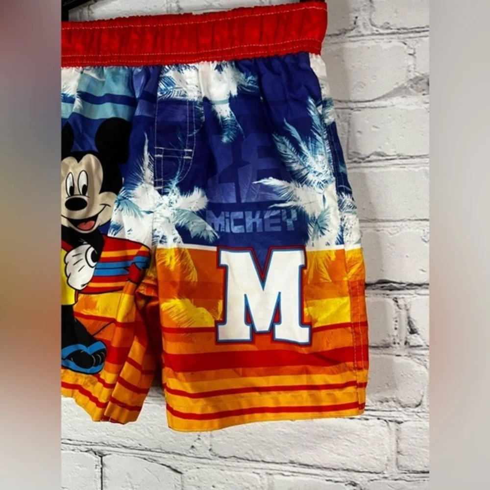 Mickey Mouse Disney‎ boy swim trunk/ board shorts size 4t